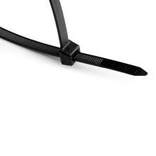 COLLIER NYLON AUTOSERRANT MINI NOIR 200X2.5MM